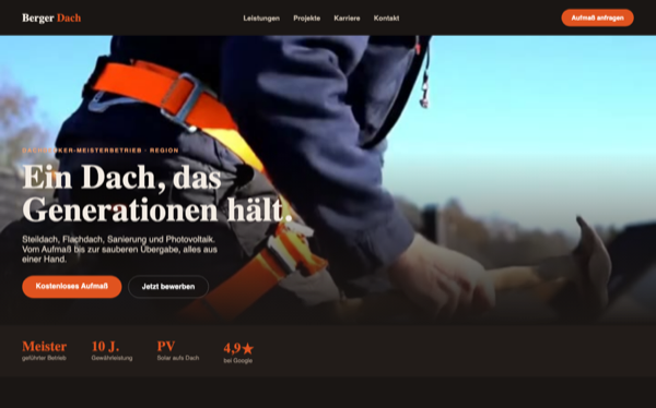 Referenz Dachdeckerei