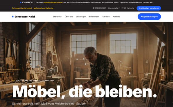 Referenz Schreinerei